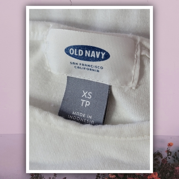 Old Navy women's white sleeveless tunic tank top pullover with mesh armh… - Picture 8 of 8